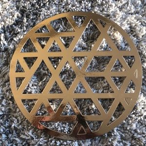 SOLD: Gold laser cut cardstock  chargers